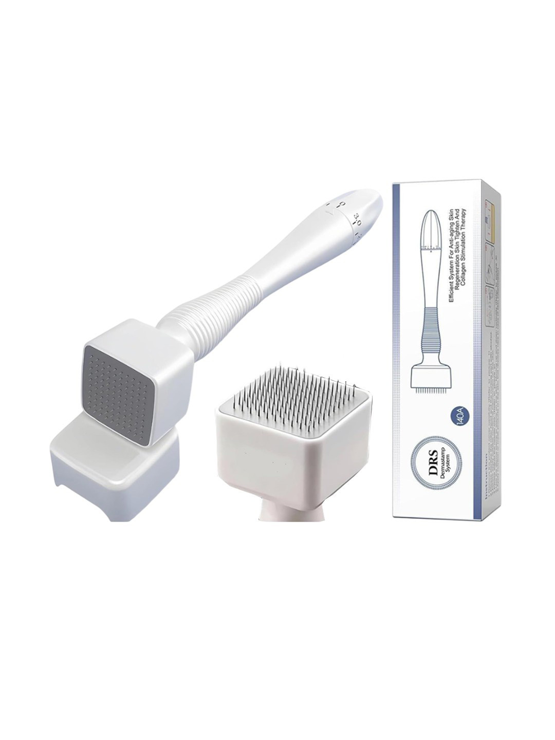 KINDRED Microneedling Derma Stamp With Adjustable Needle Length For Face & Body