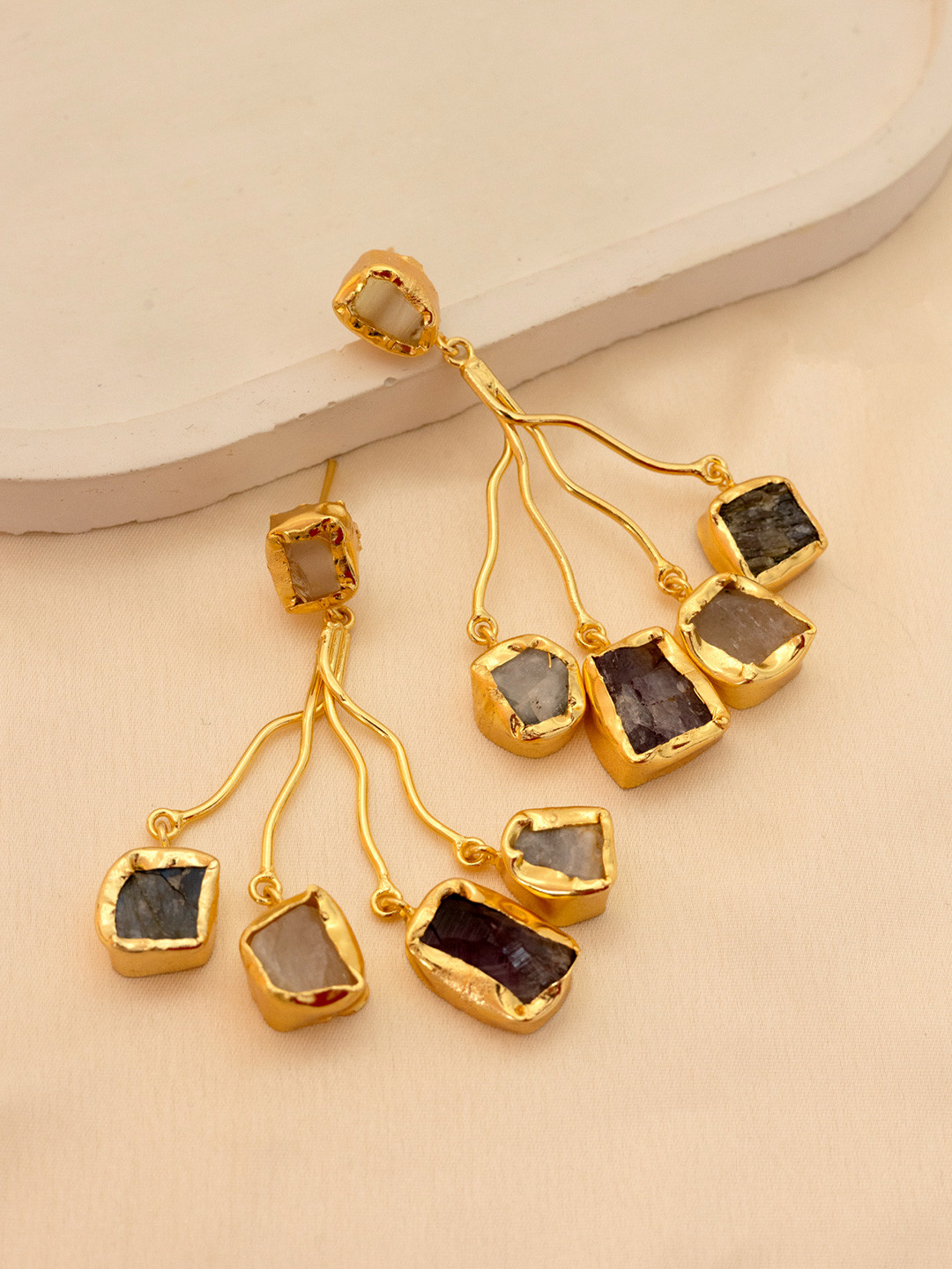 Perfectly Average Women 18K Gold Plated Liba Earrings