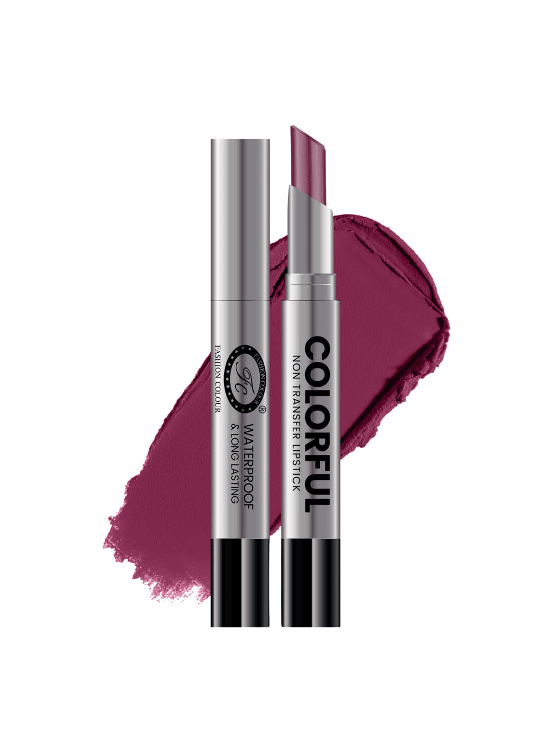 Fashion Colour Colorful Long Lasting & Non-Transfer Lipstick - 2.6g - Violet Jam 312