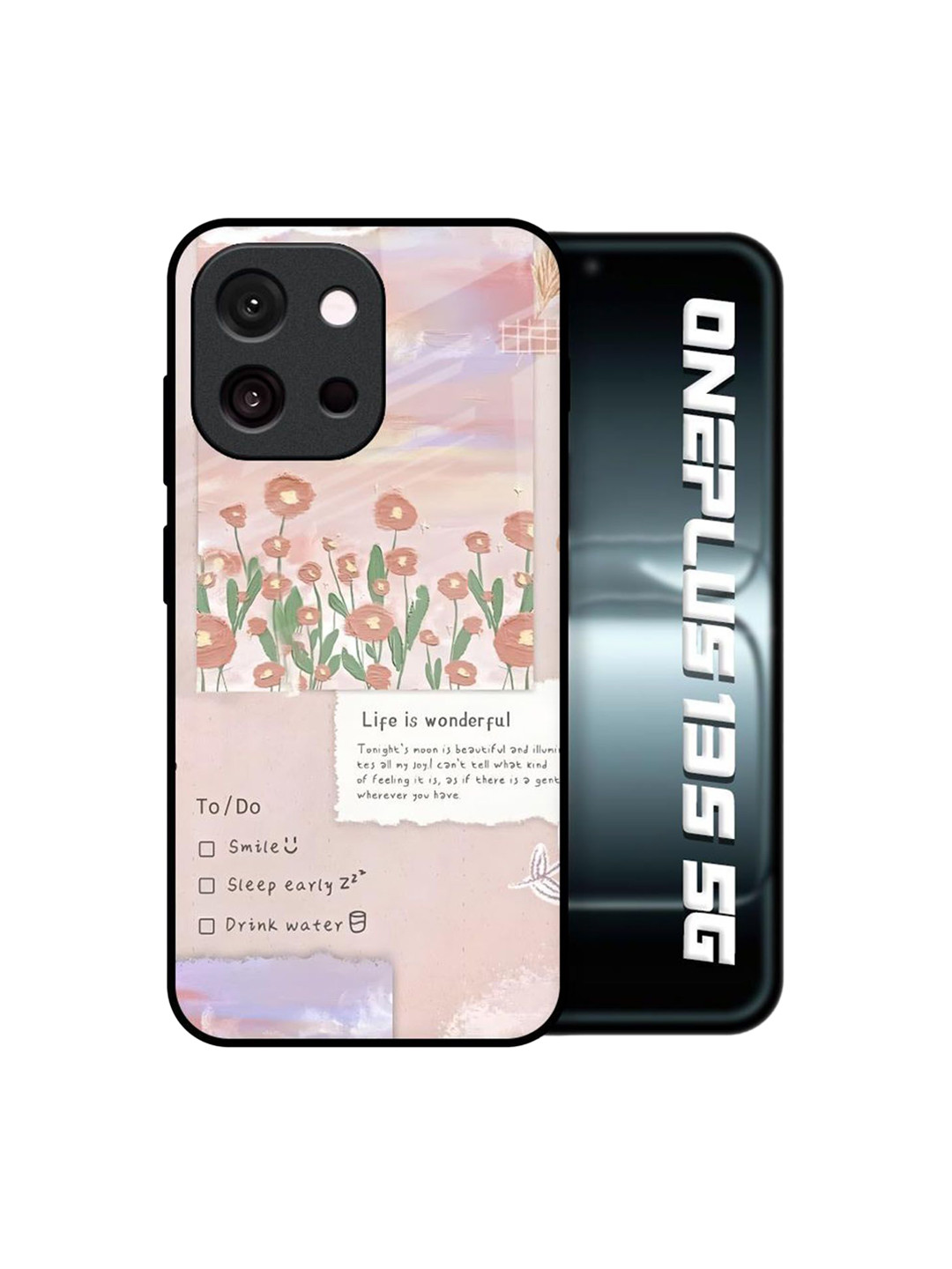 QRIOH Petal Dream Printed OnePlus 13s 5G Back Case Mobile Accessories
