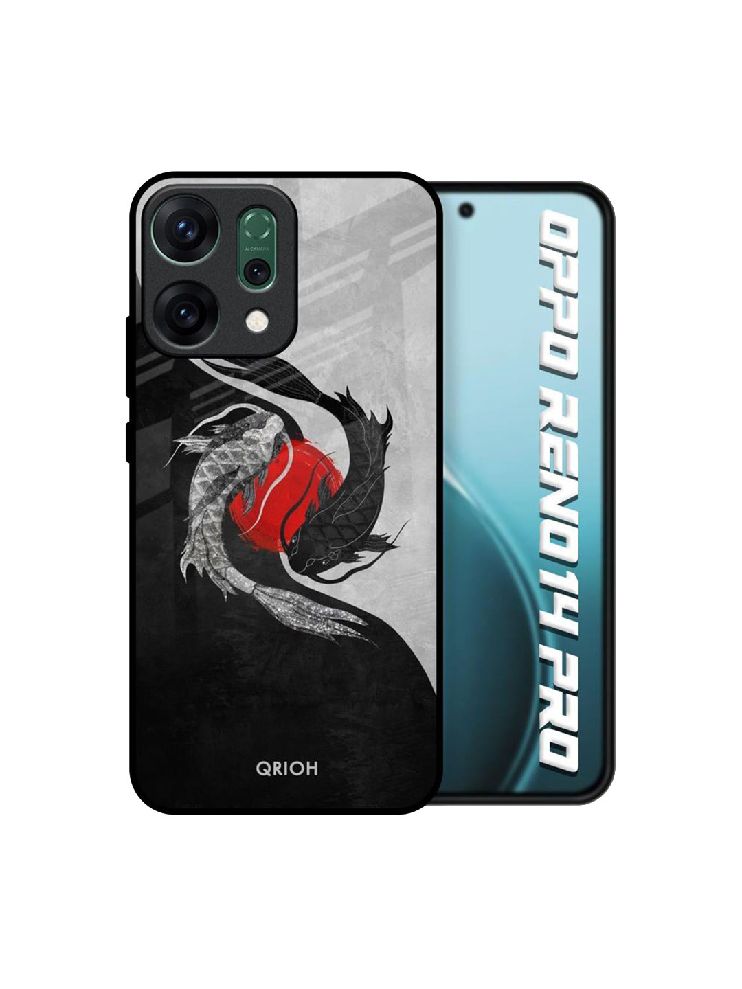 QRIOH Printed Oppo Reno14 Pro 5G Back Case Mobile Accessories