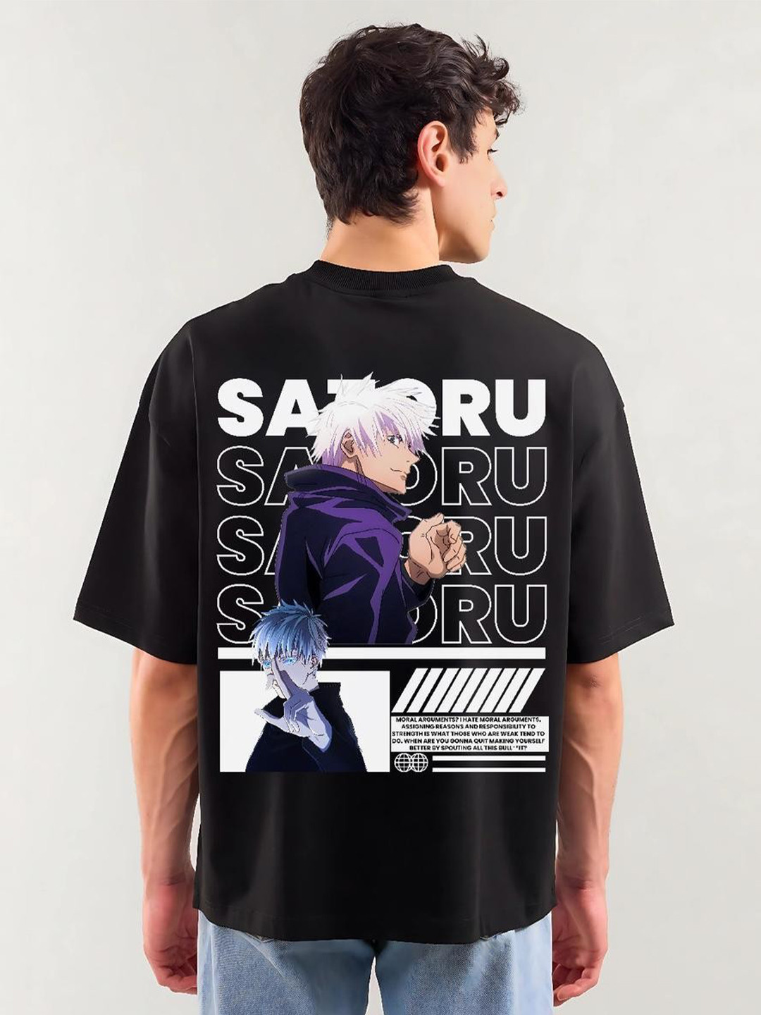 MEGAKART Gojo Satoru Anime Edition Oversized Tshirt
