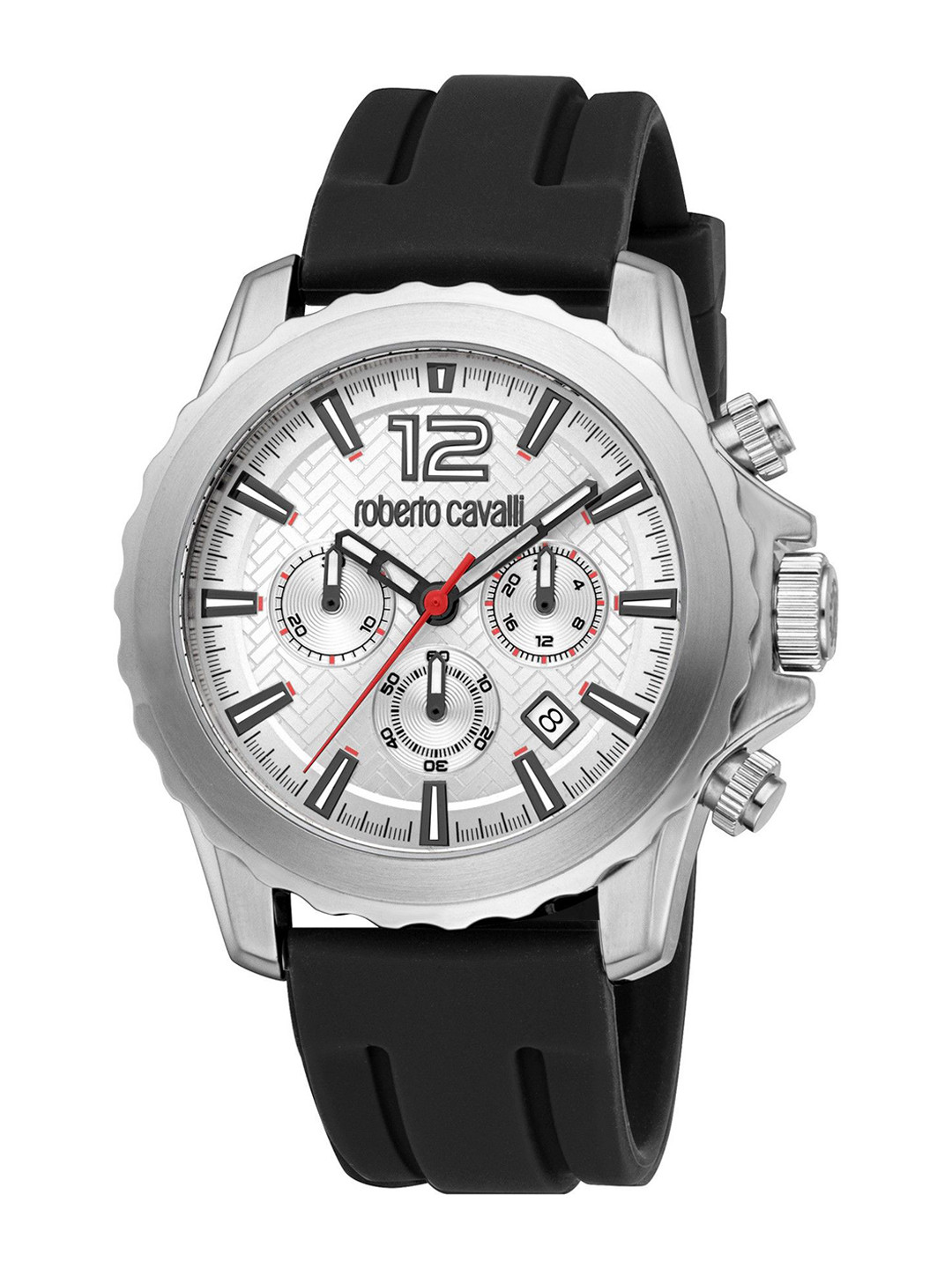 Roberto Cavalli Potenza Men Textured Dial & Straps Analogue Watch RC5G130P0015