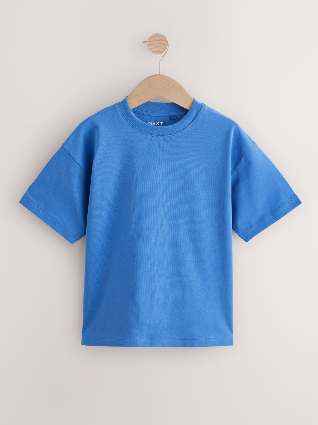 NEXT Boys Pure Cotton Drop-Shoulder Sleeves T-shirt