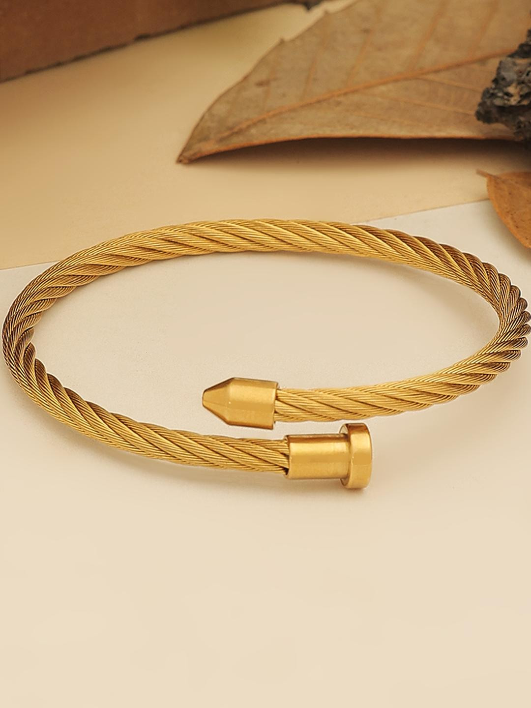 Beenth & Doneth Slip-On Gold Plated Bracelet