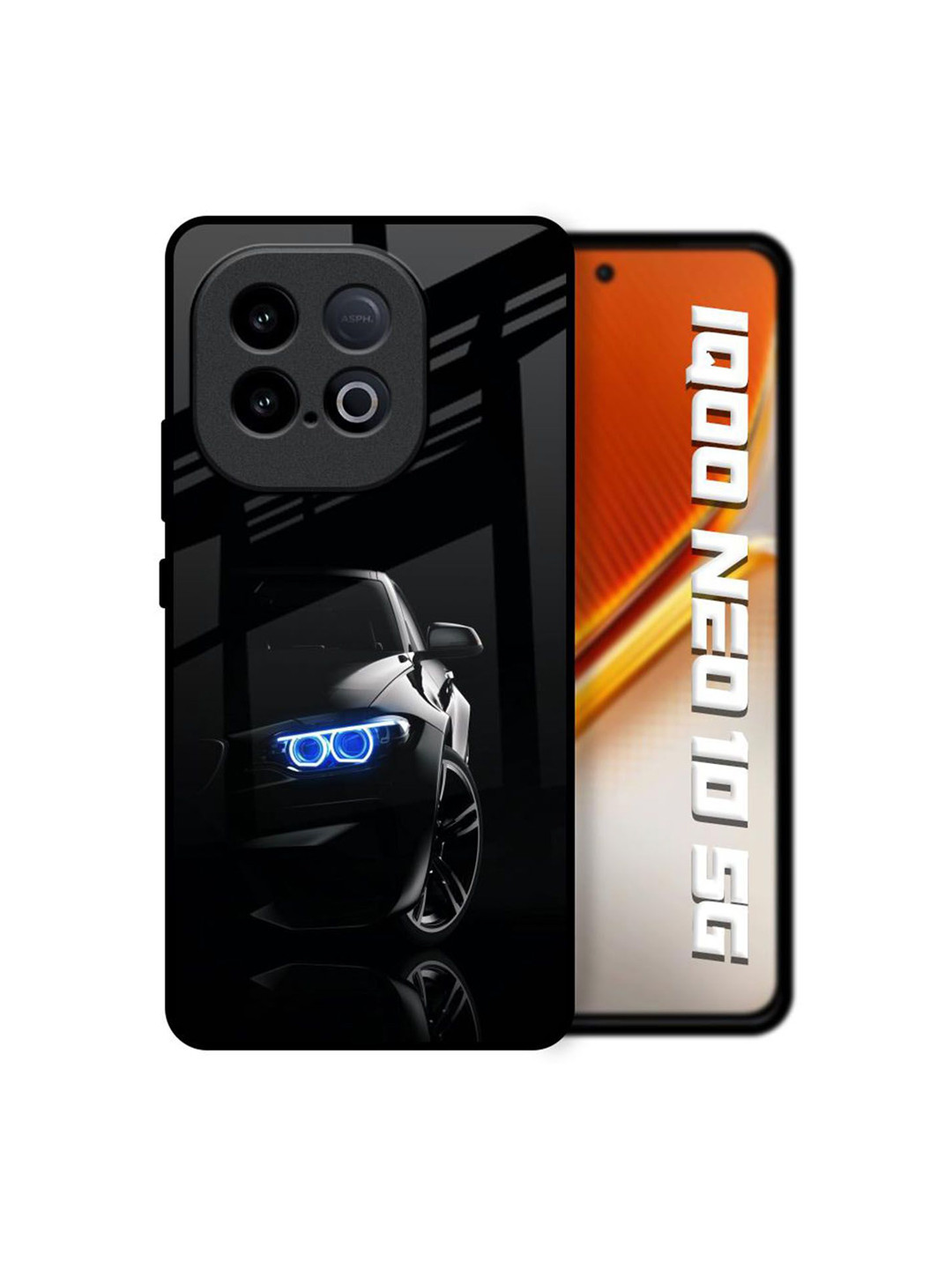 QRIOH Car In Dark Printed iQOO Neo 10 5G Back Case Mobile Accessories