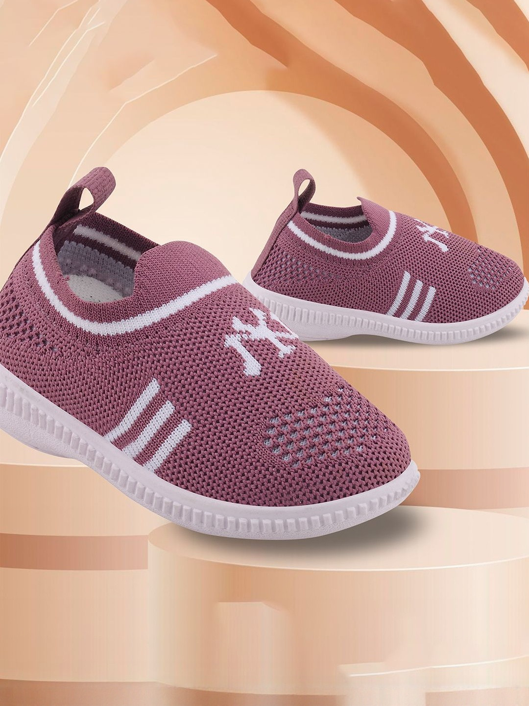 ELECANT Unisex Kids Printed  Whistle Sound Slip On Sneakers