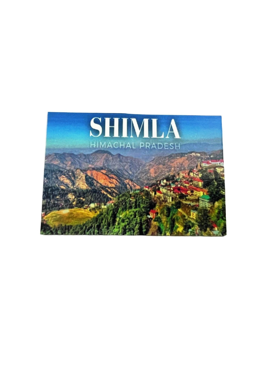 numeroastro Multicolour Shimla Himachal Pradesh Fridge Magnetic Sticker