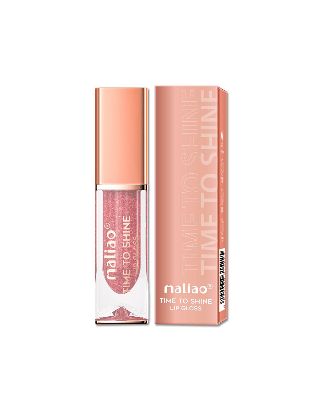 Maliao Time To Shine Hydrating & Non-Sticky Lip Gloss-6.5ml- Nude Glow - 03