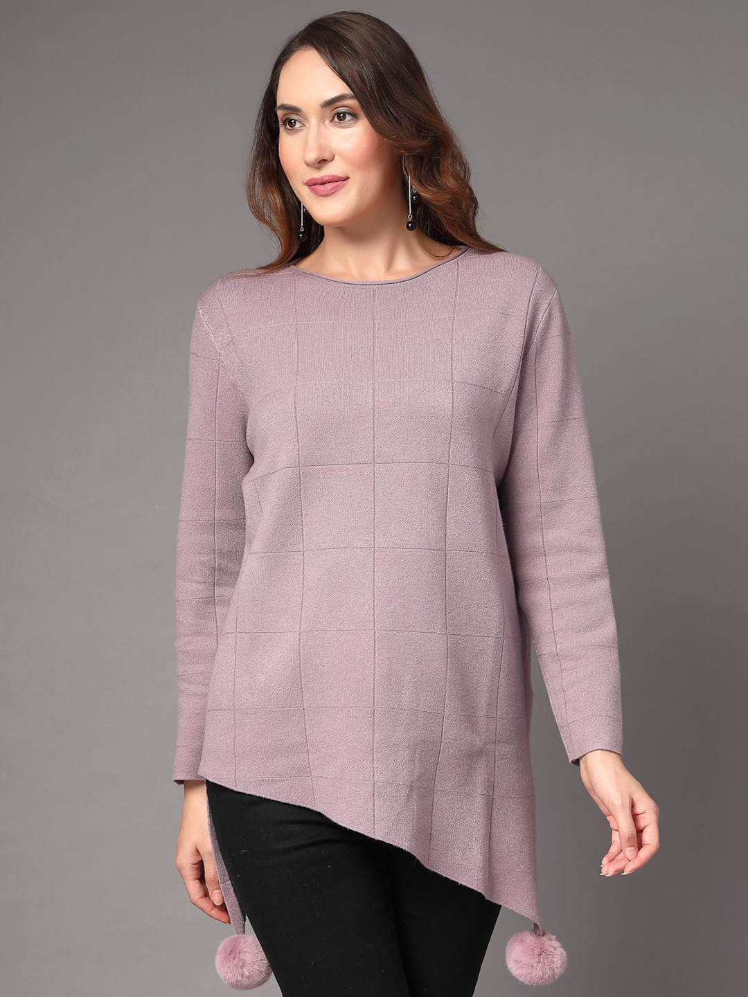 Mafadeny Long Sleeve Knit Top