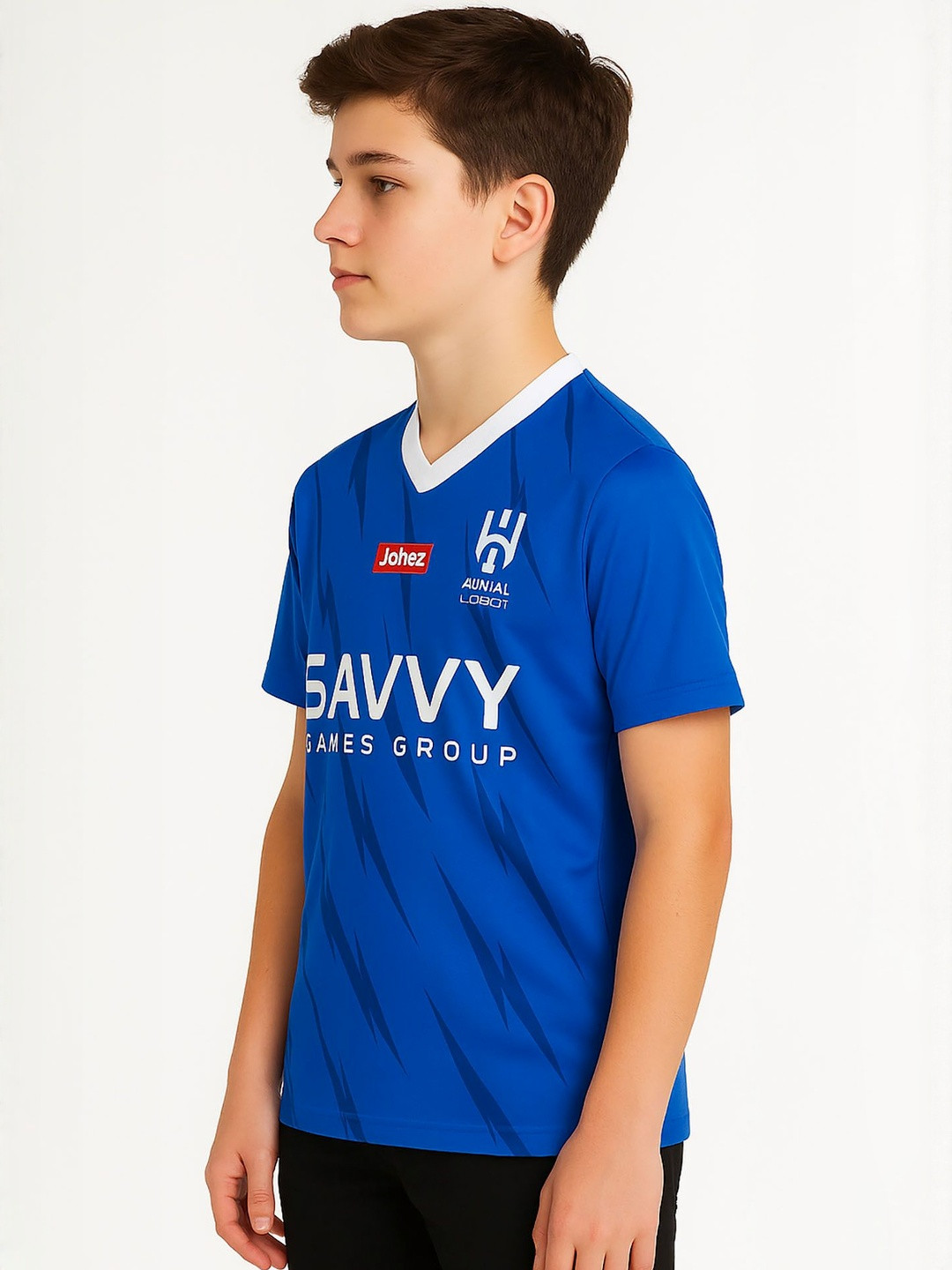 dostitch Kids Boys White Neymar Jersey Printed T-shirt & Shorts