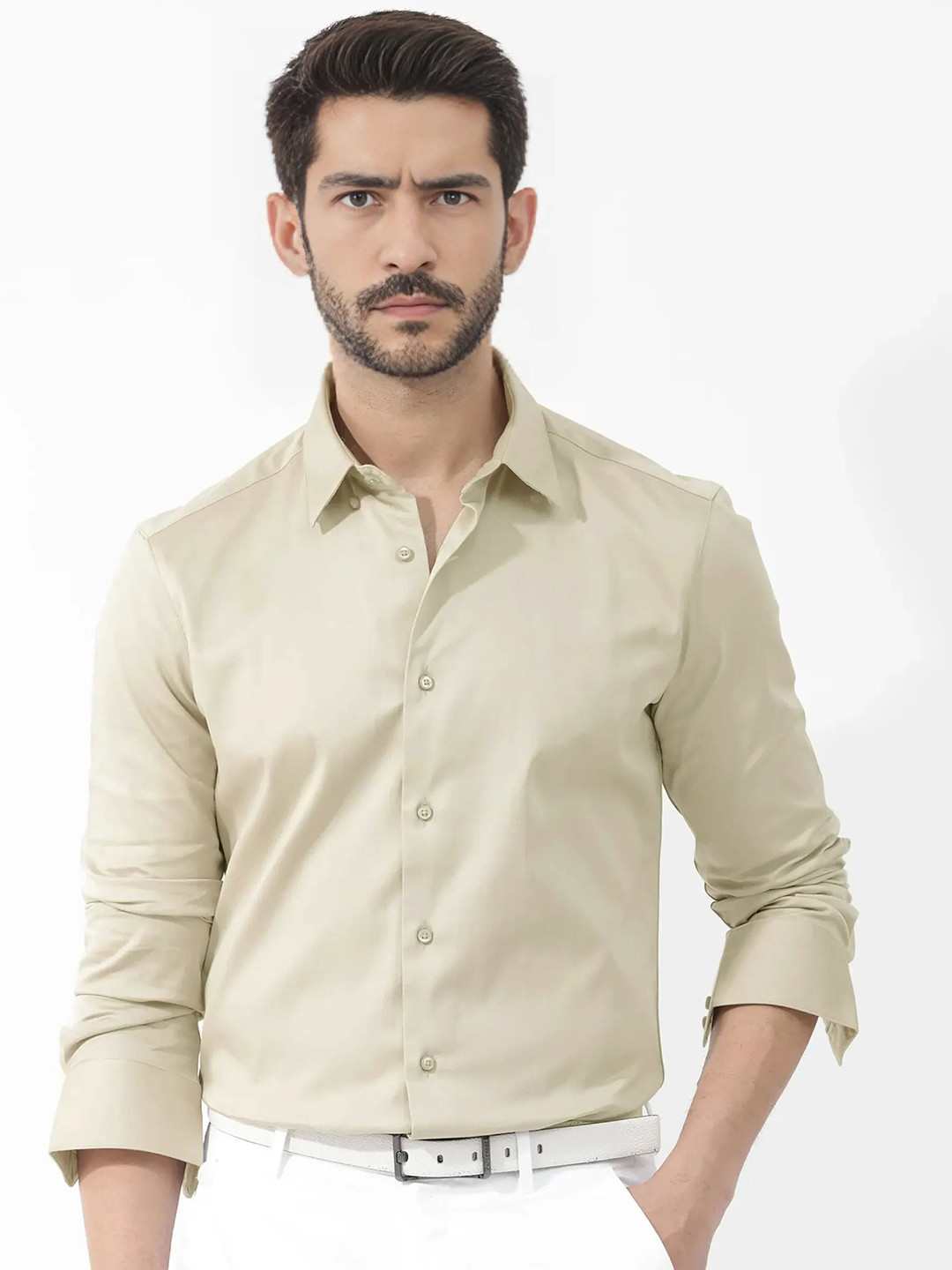 MISCHIEF MONKEY Long Sleeves Cotton Formal Shirt