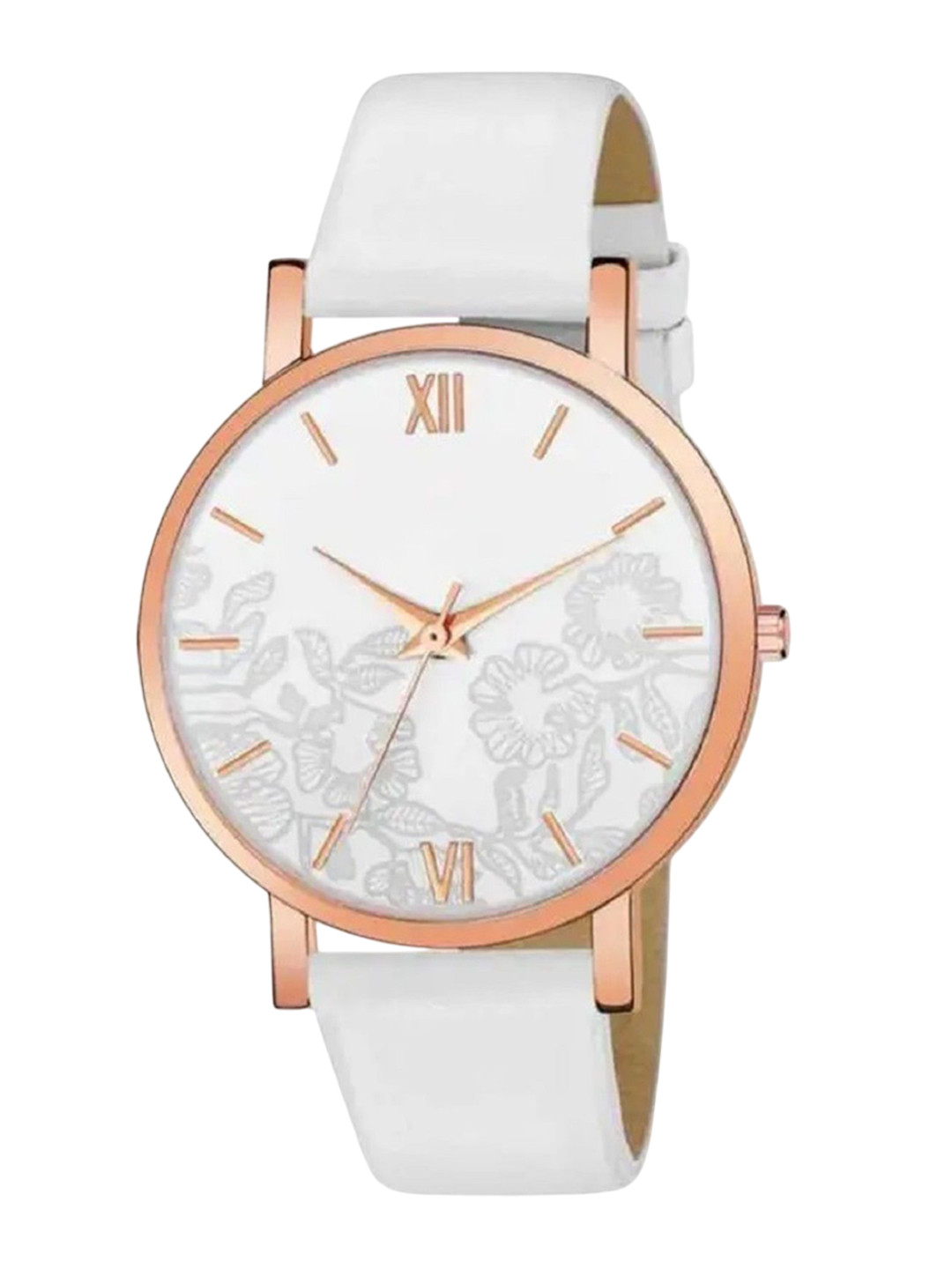WATCHSTAR Women Printed Dial & Leather Straps Analogue Watch Rizly WhiteWS