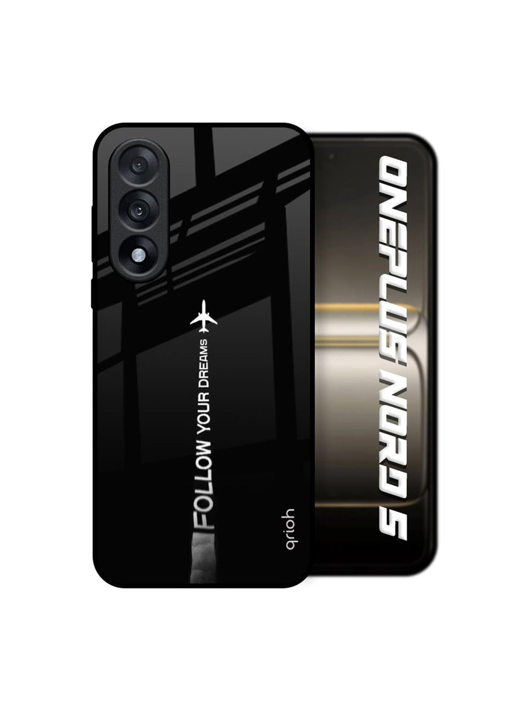 QRIOH Follow Your Printed Silicone OnePlus Nord 5 5G Back Case