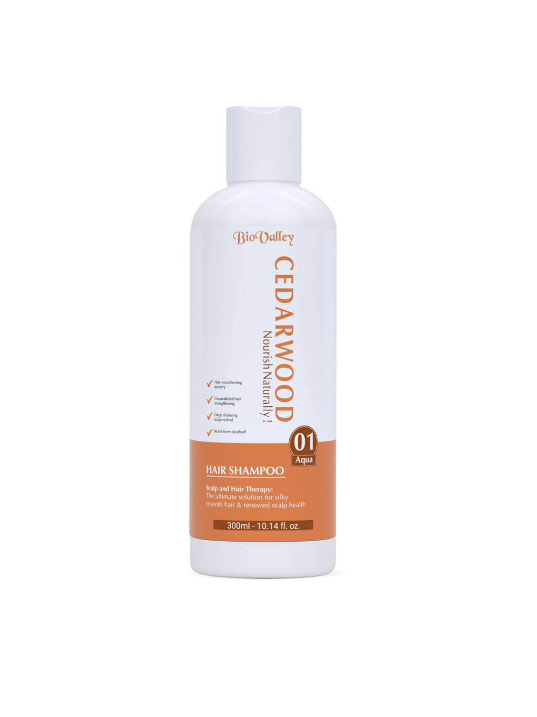 Bio Valley Paraben & SLS Free Hair Fall Control Cedarwood Shampoo -300 Ml
