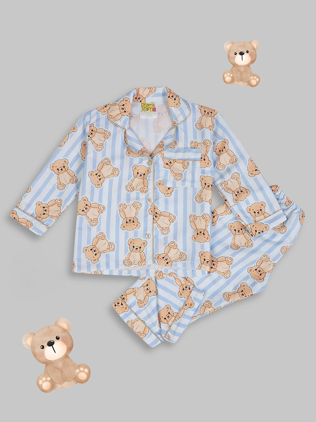 Pyjama Party Kids Printed Night suit