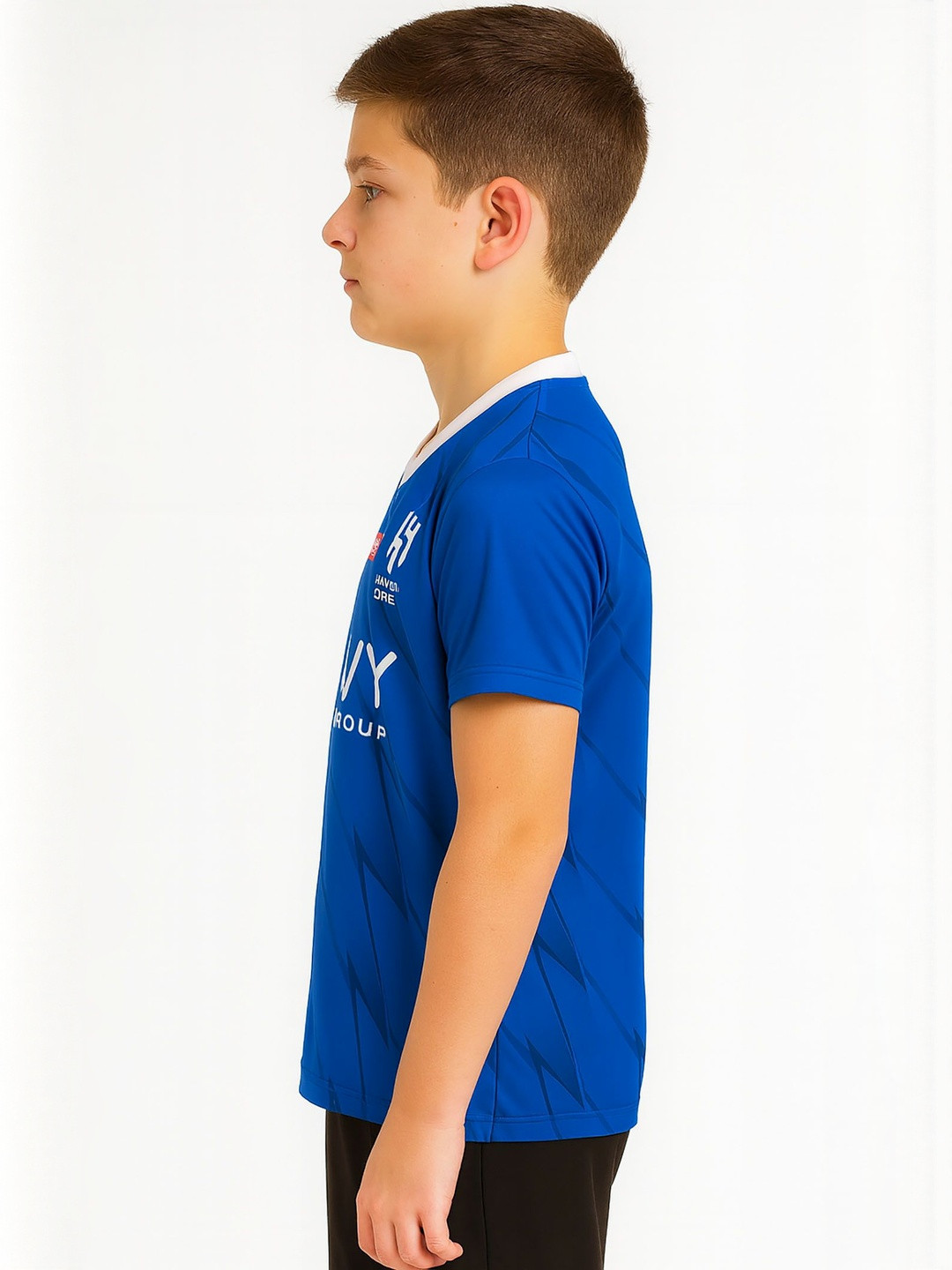 dostitch Boys Alhilal Club Neymar Jr Home Jersey T-Shirt