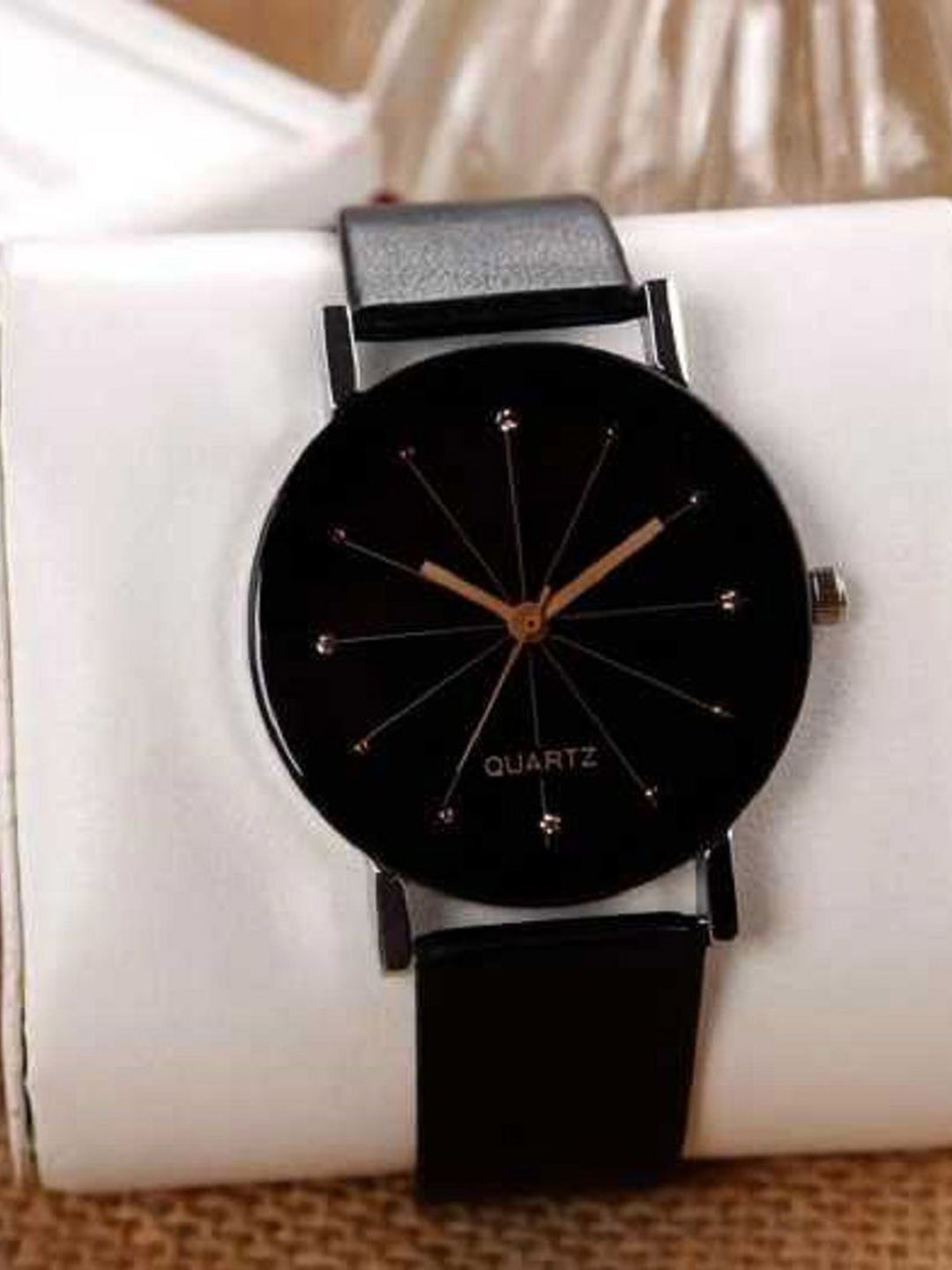 WATCHSTAR Men Round Dial & Leather Straps Analogue Watch Crystal GentsWS