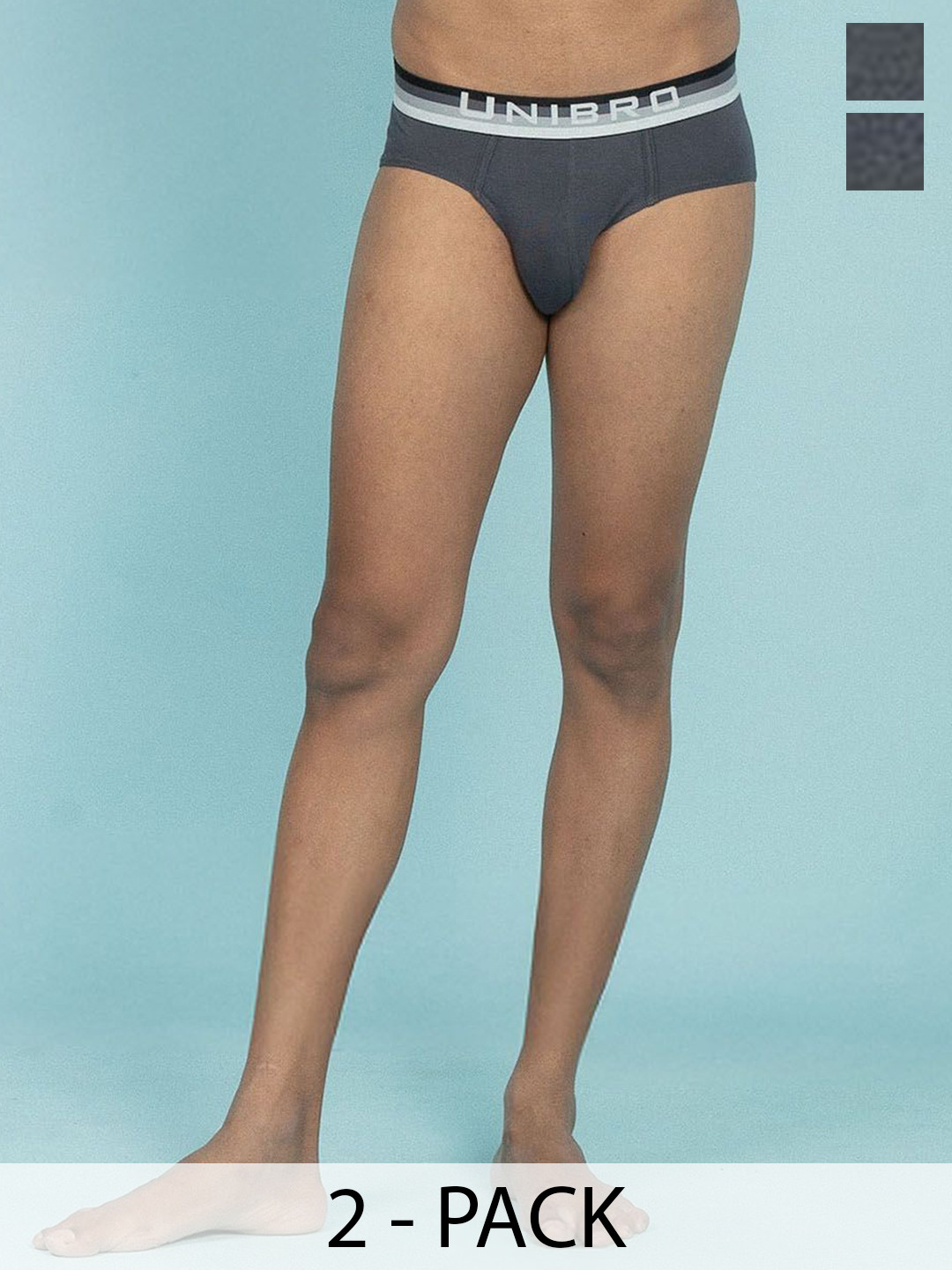 Unibro Men Pack Of 2 Basic Briefs TNCL-BRIF-PB5_2P-S