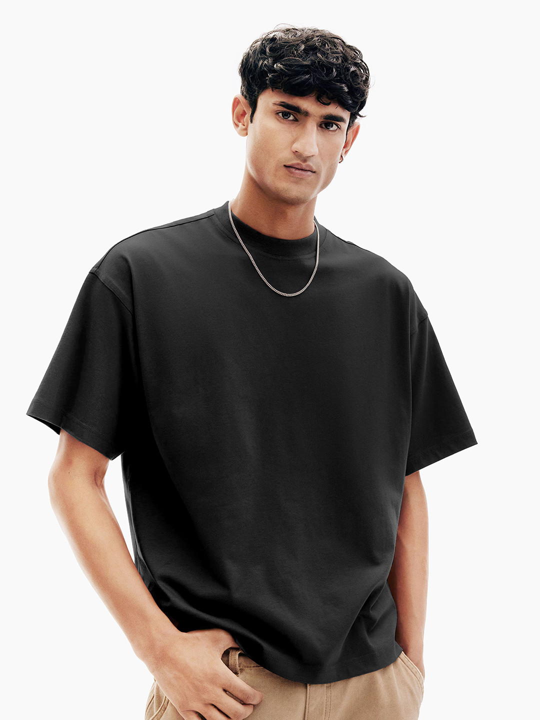 BubbleTwyst Punisher Graphic Printed Oversized Pure Cotton T-shirt