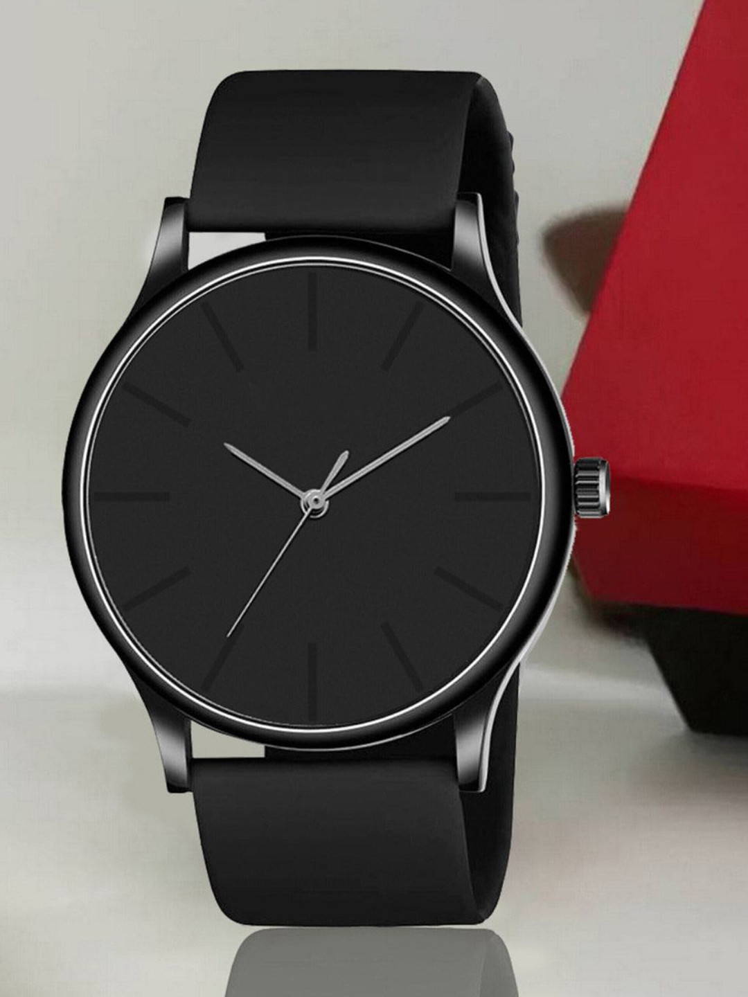 JUST LIKE Men Round Dial & Analogue Watch 101 silicon strap watch