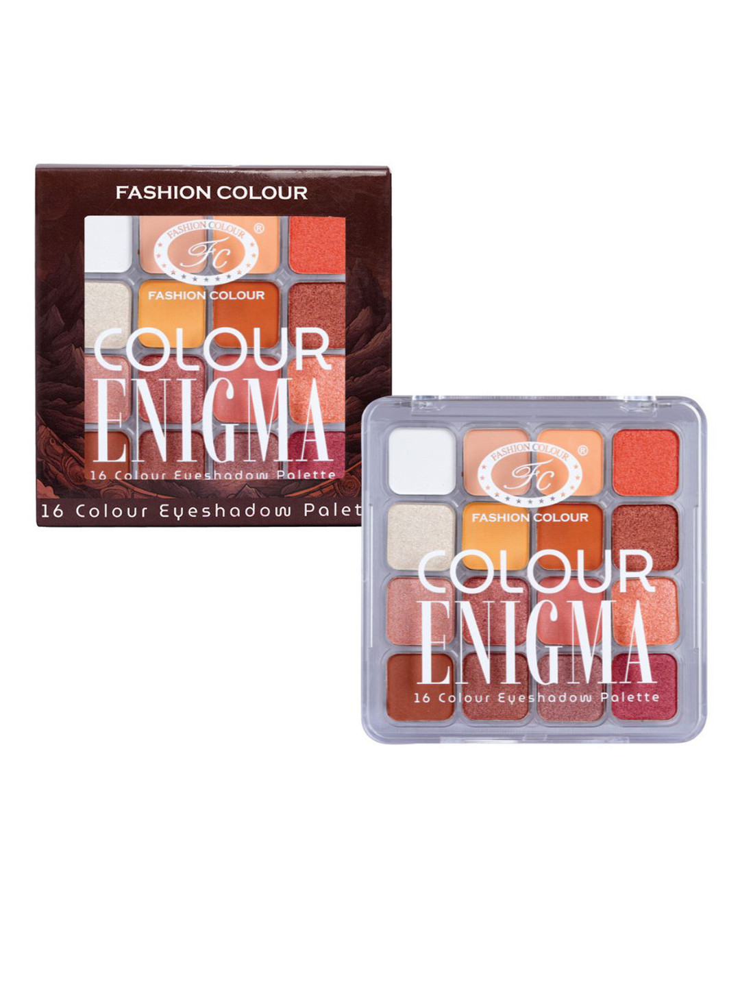 Fashion Colour Colour Enigma 16 Colour Eyeshadow Palette - FCCE02