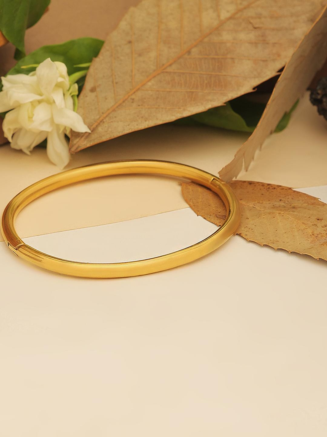 Beenth & Doneth Women Gold-Plated 18K Cuff Bracelet