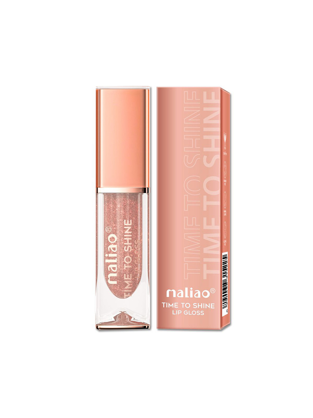 Maliao Time To Shine Hydrating & Non-Sticky Lip Gloss-6.5ml- Brown Girl - 06