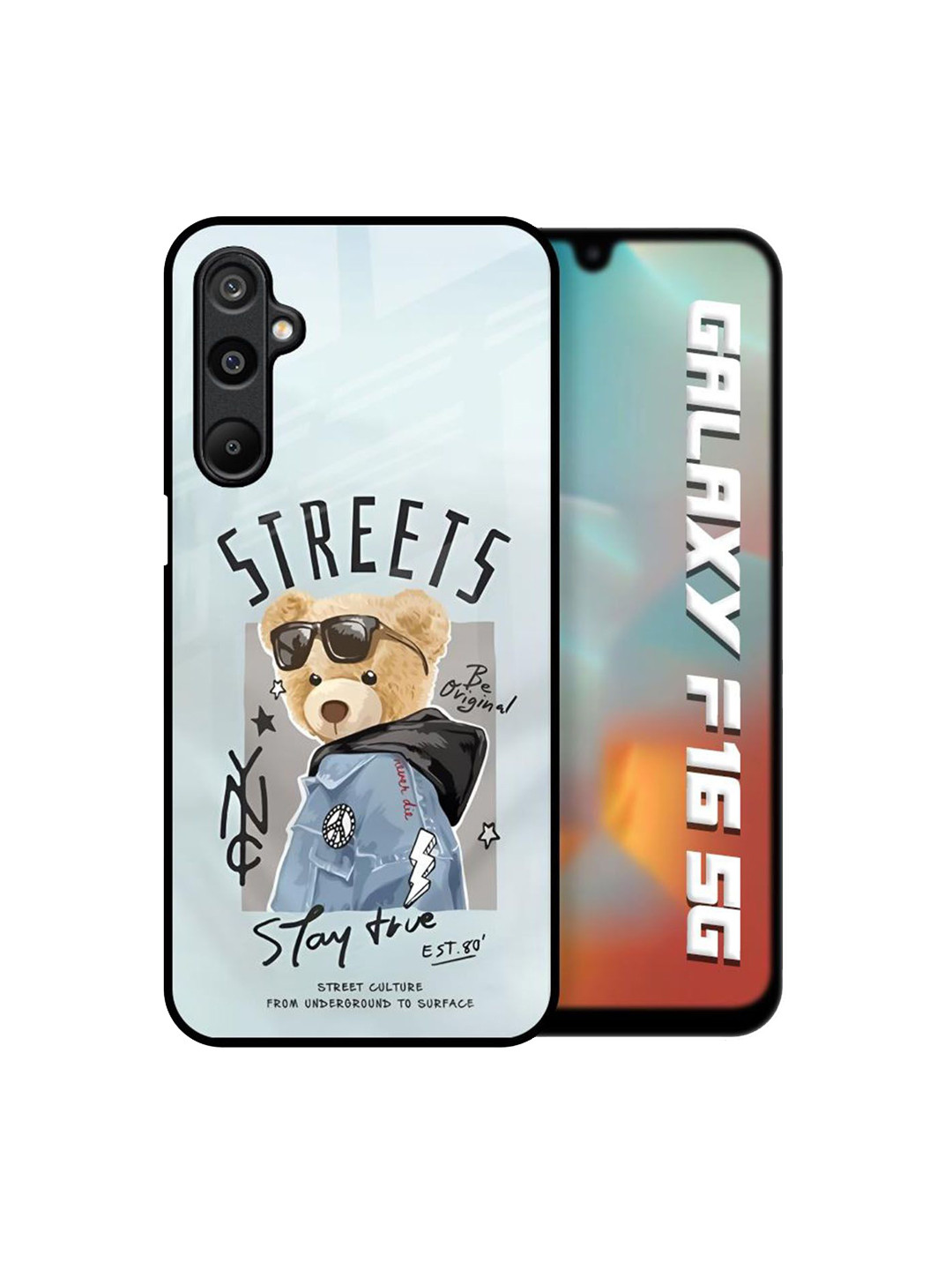 QRIOH Unisex Cartoon Characters Printed Samsung Galaxy F16 5G Back Case Mobile Accessories