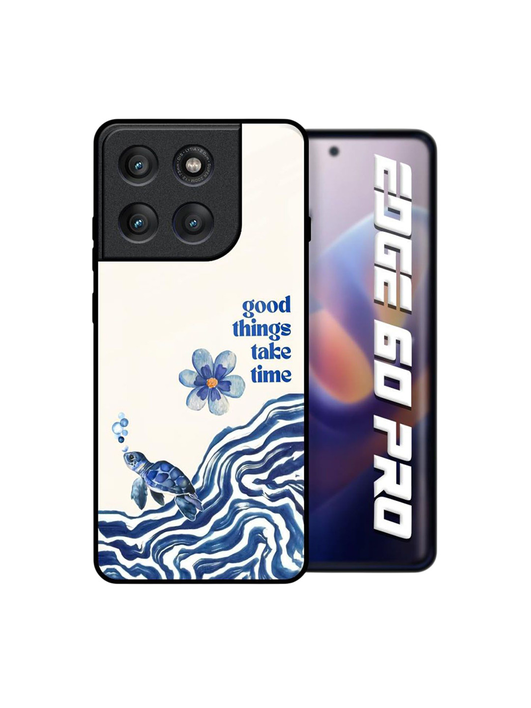 QRIOH  Inner Voice Printed Motorola Edge 60 Pro Glass Back Case Mobile Accessories