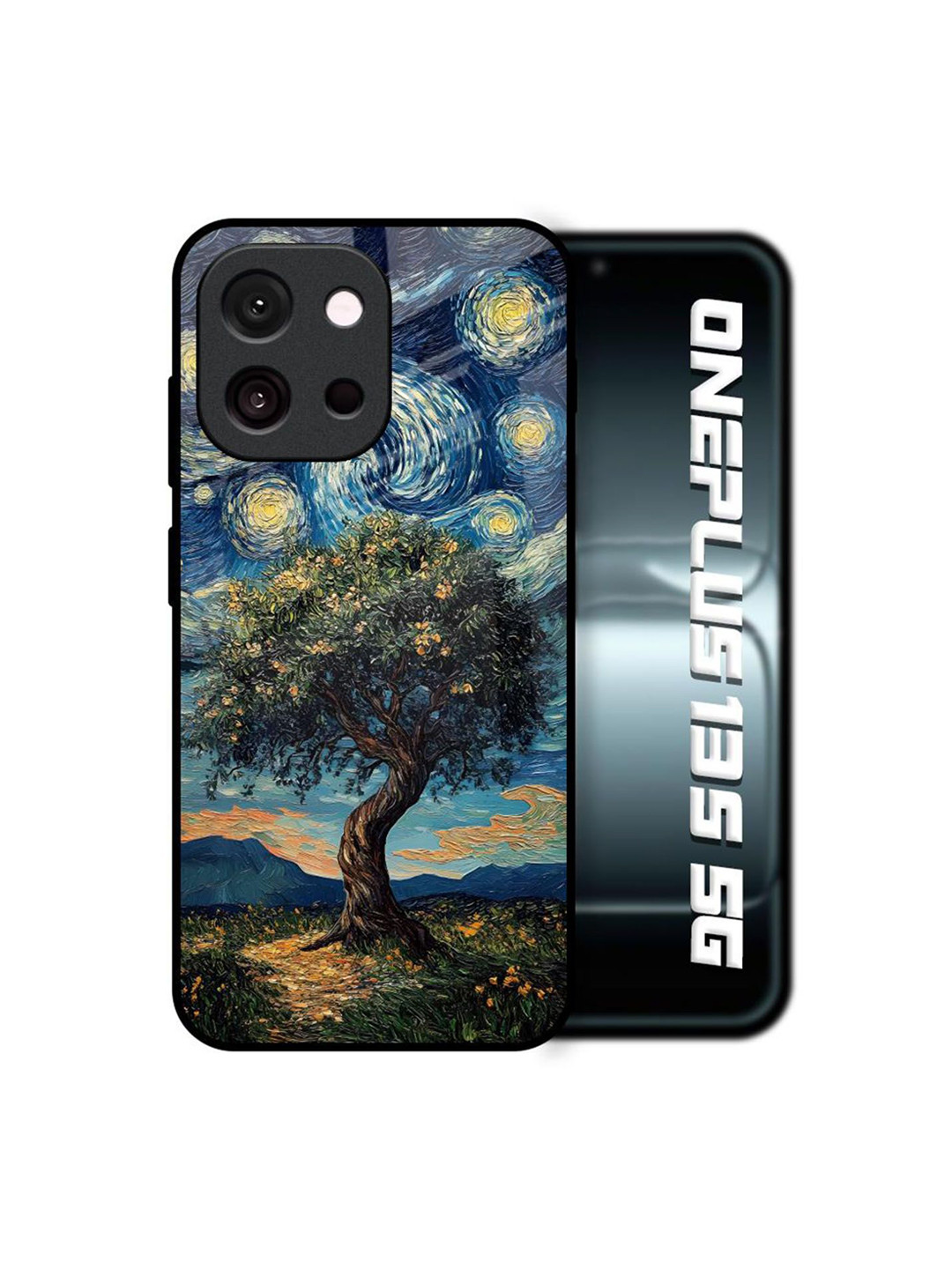 QRIOH Forest Breath Glass Case for OnePlus 13s 5G Back Case Mobile Accessories