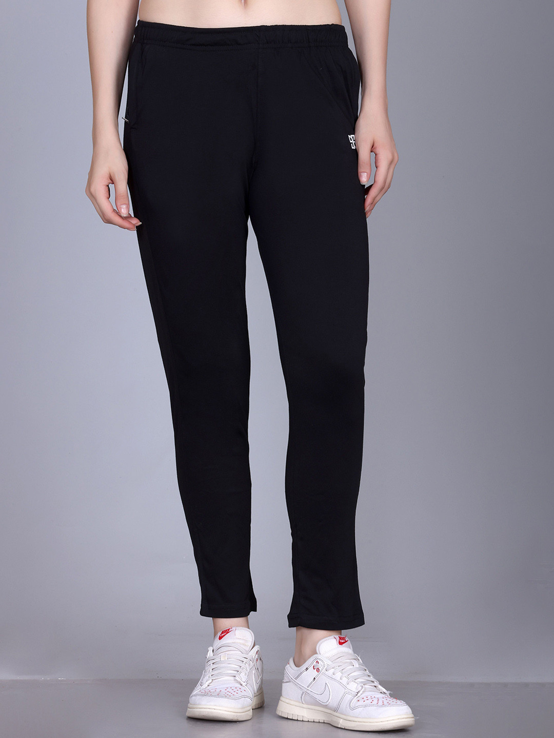 R.Code by The Roadster Life Co. Women Slim Fit Mid-Rise Slip On Track Pants