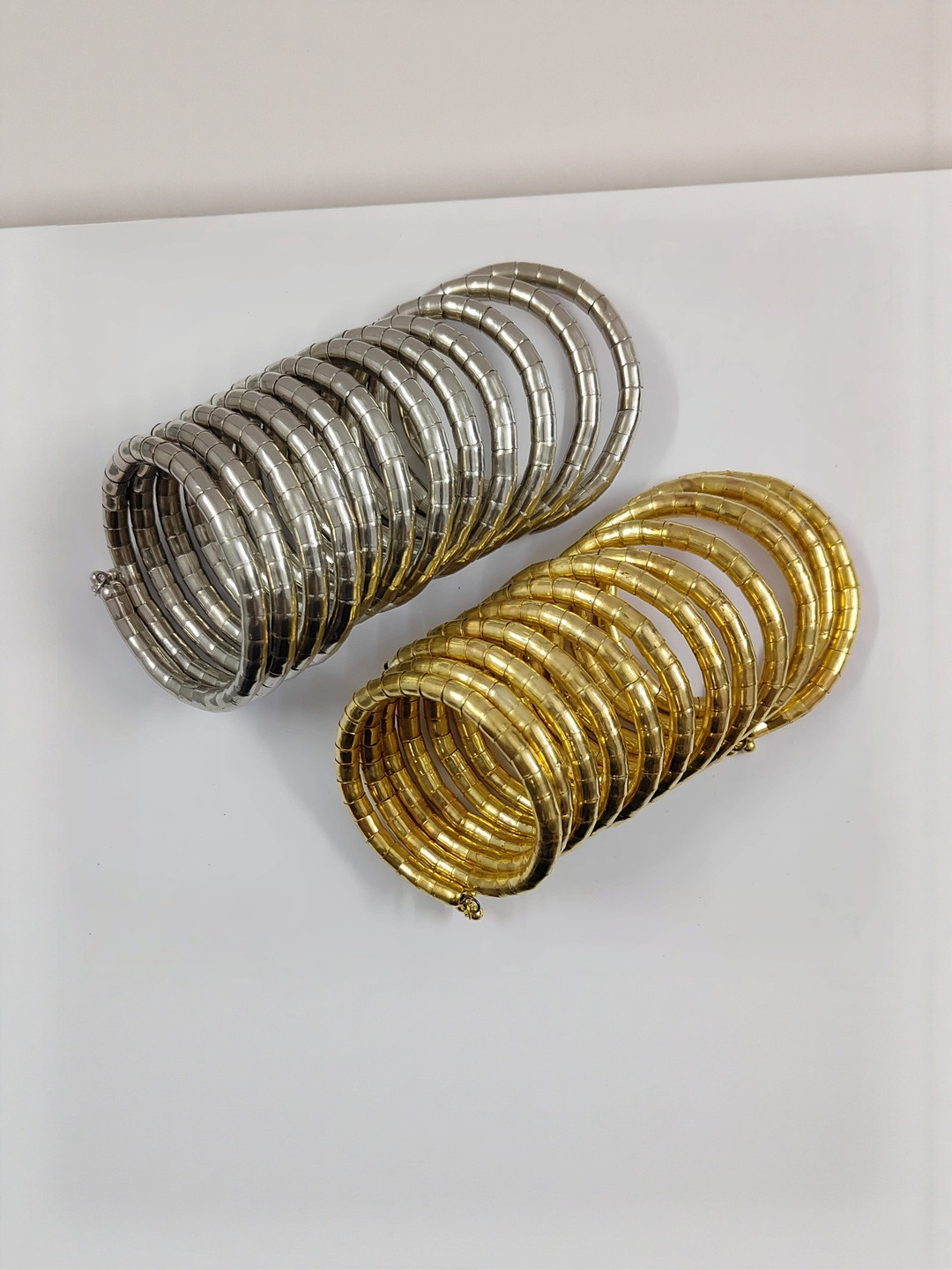 Grace Collections Women Pack of 2 Wraparound Slip-On Bracelet