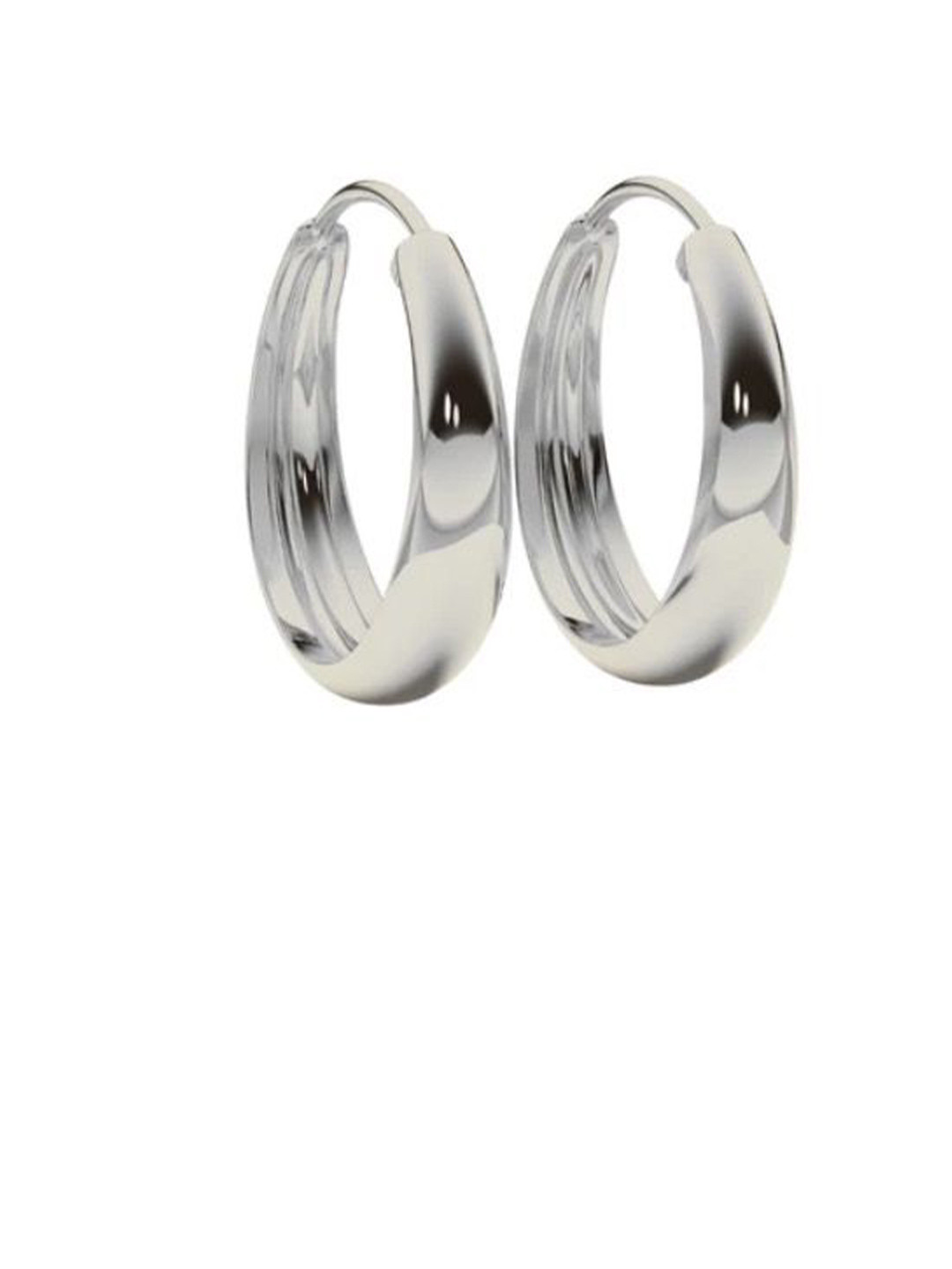 Anushka Jain Jewellery Silver-Plated Sterling Silver Hoop Earrings