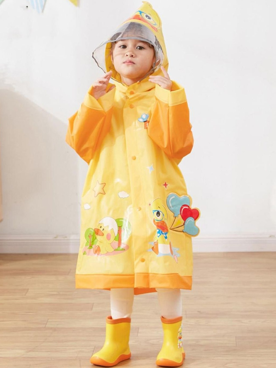 Bold N Elegant Detachable Back Patch EVA Raincoat