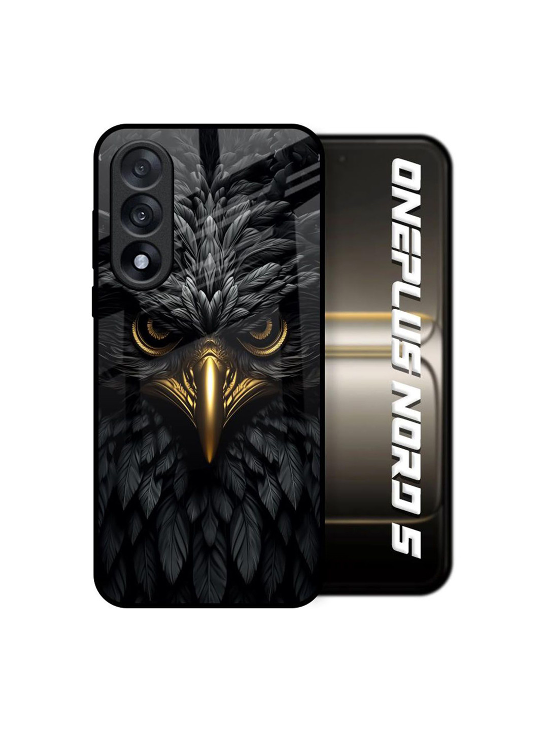 QRIOH Scary Eagle Eye Printed OnePlus Nord 5 5G Back Case Mobile Accessories
