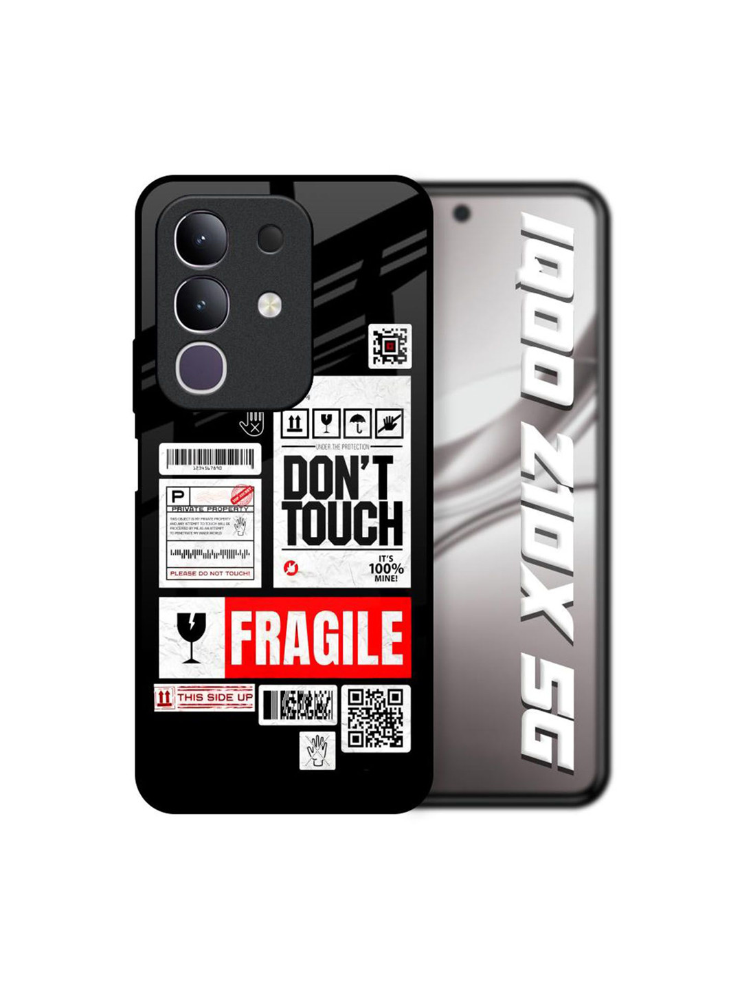 QRIOH Notice Board Printed IQOO Z10x 5G Glass Back Case Mobile Accessories