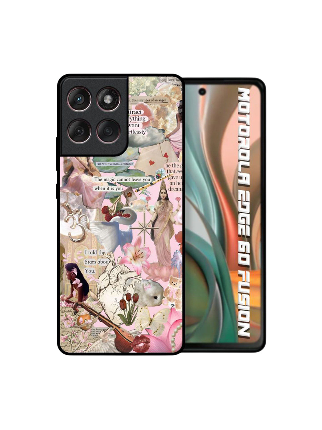 QRIOH Goddess Of Elegance Printed Motorola Edge 60 Fusion Back Case Mobile Accessories