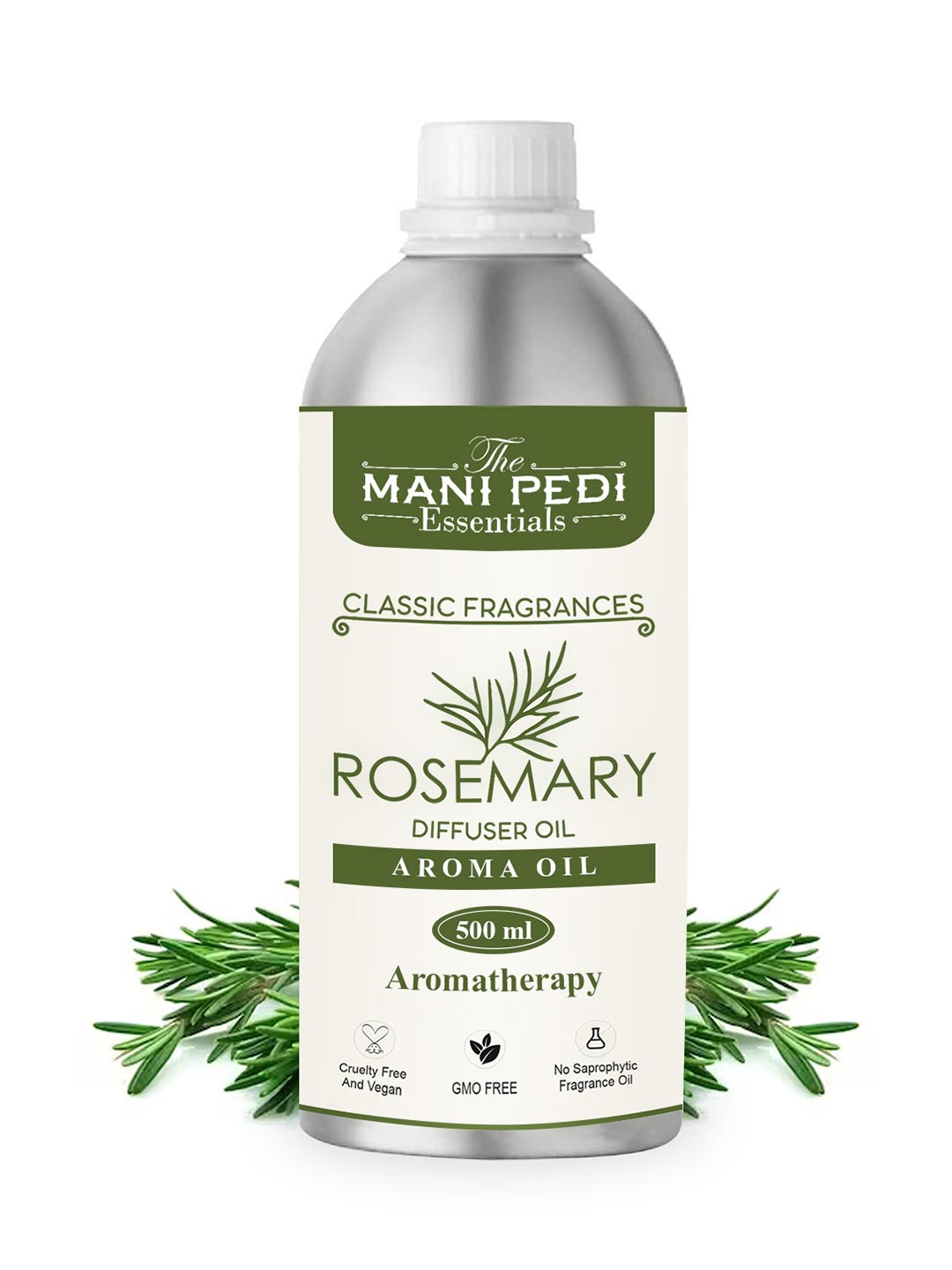 The Mani Pedi Essentials Brown Rosemary  Aroma Oils, 500 ml