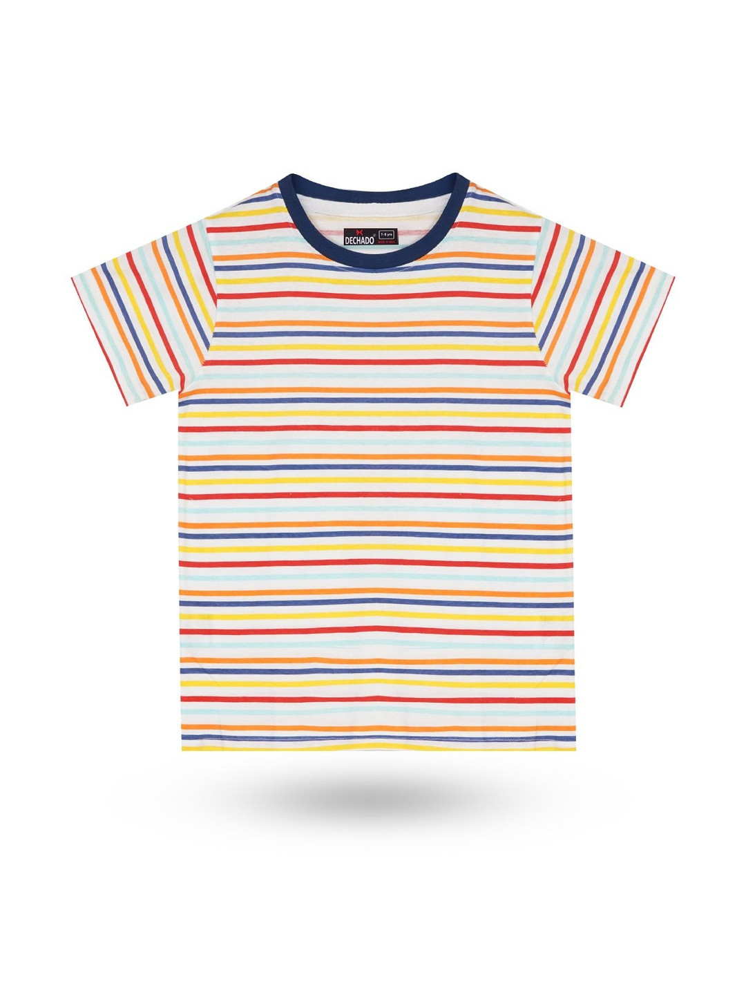 Dechado Boys Cotton Striped T-shirt