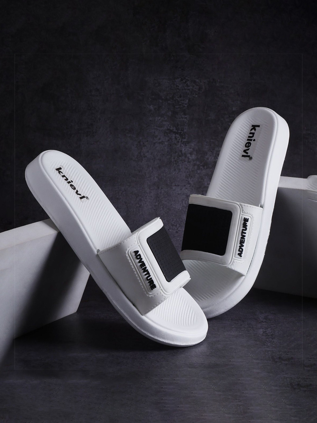 KNIEVL Printed Slip On Sliders