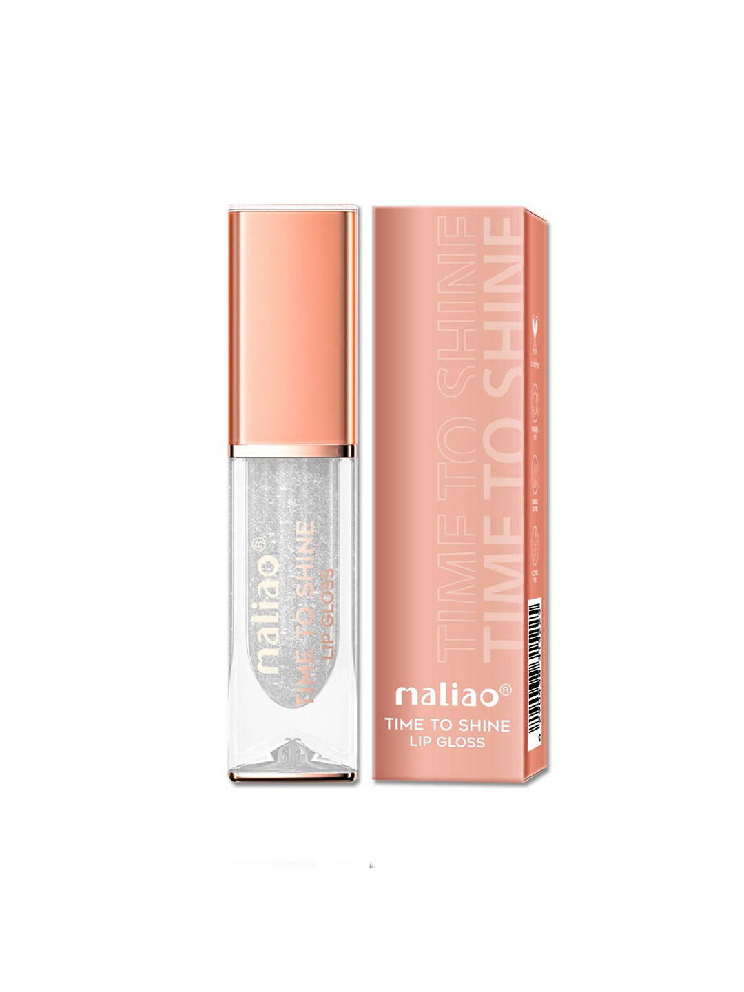 Maliao Time To Shine Hydrating & Non-Sticky Lip Gloss-6.5ml- Transparent - 13