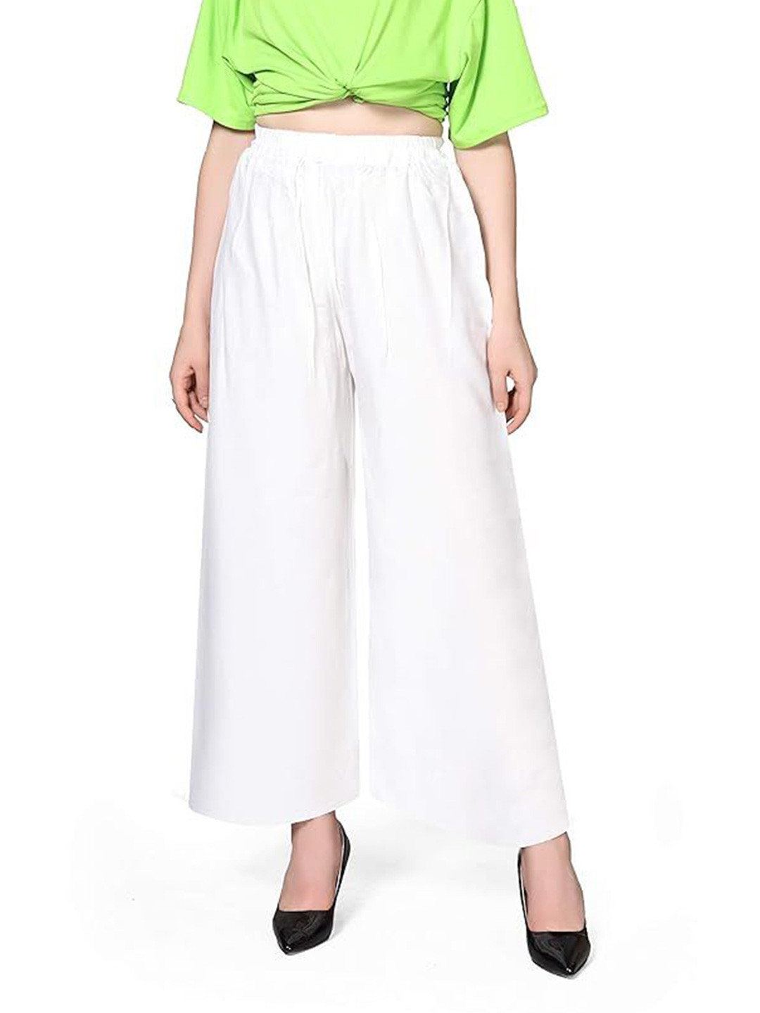 Thrifty Thread We Promise Comfort Women Cotton Wide Leg Palazzos