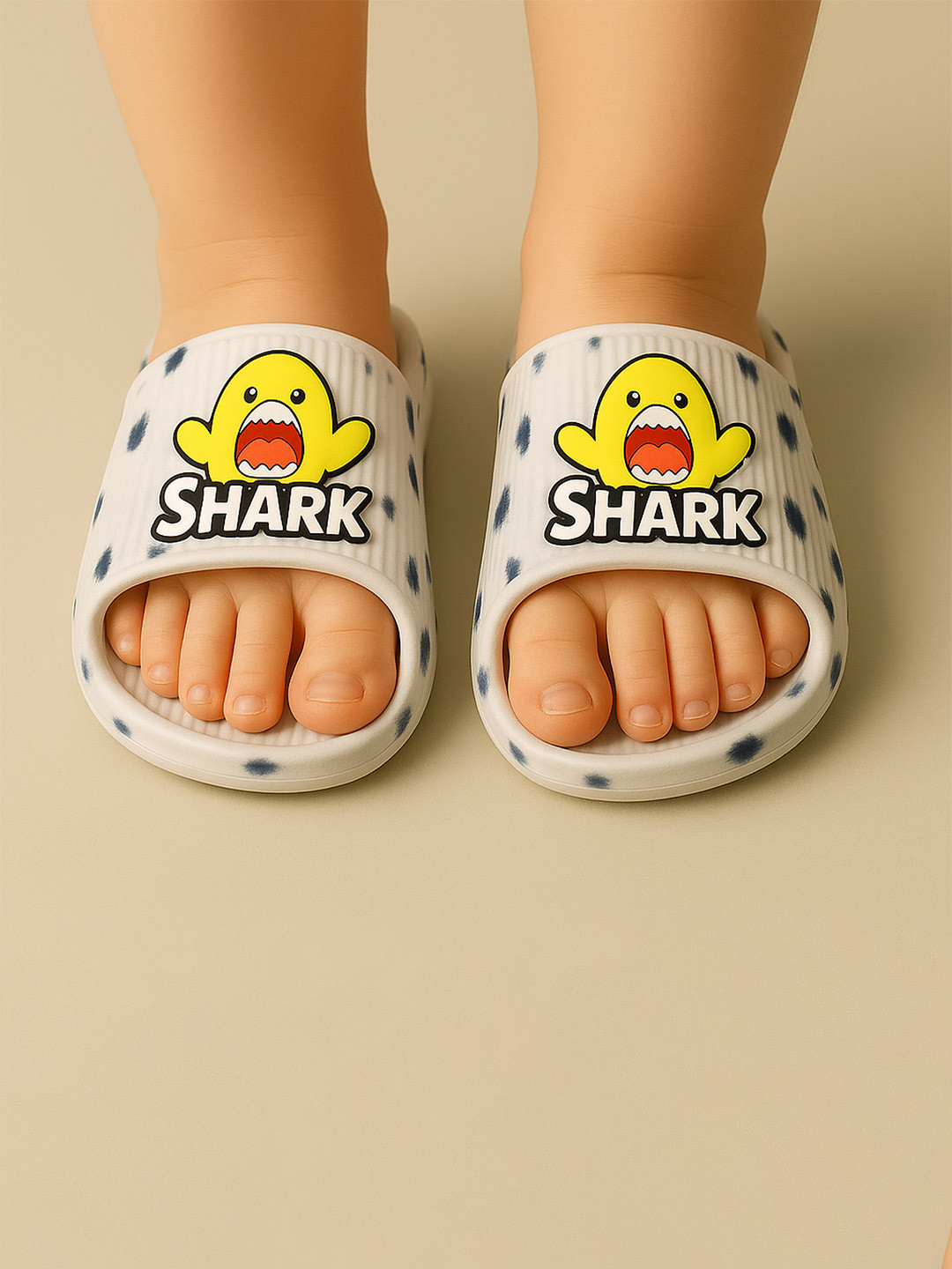 Smartots Kids Shark Printed Sliders Flip Flops