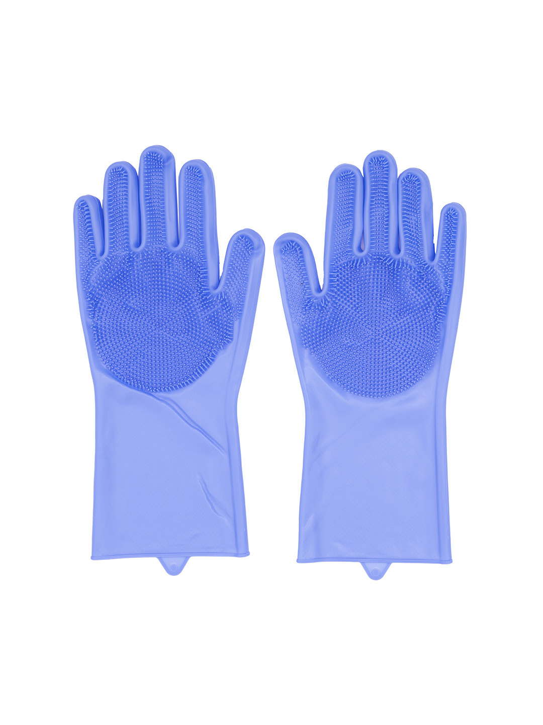 NATURALLY YOURS Blue 2 Pieces Kitchen Dish Washing Gloves