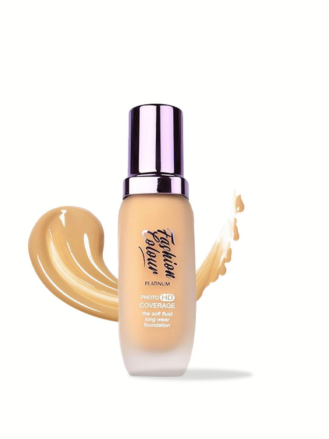 Fashion Colour Platinum Photo HD Coverage Soft Fluid Long Wear Foundation 45 ml - Tamny 04