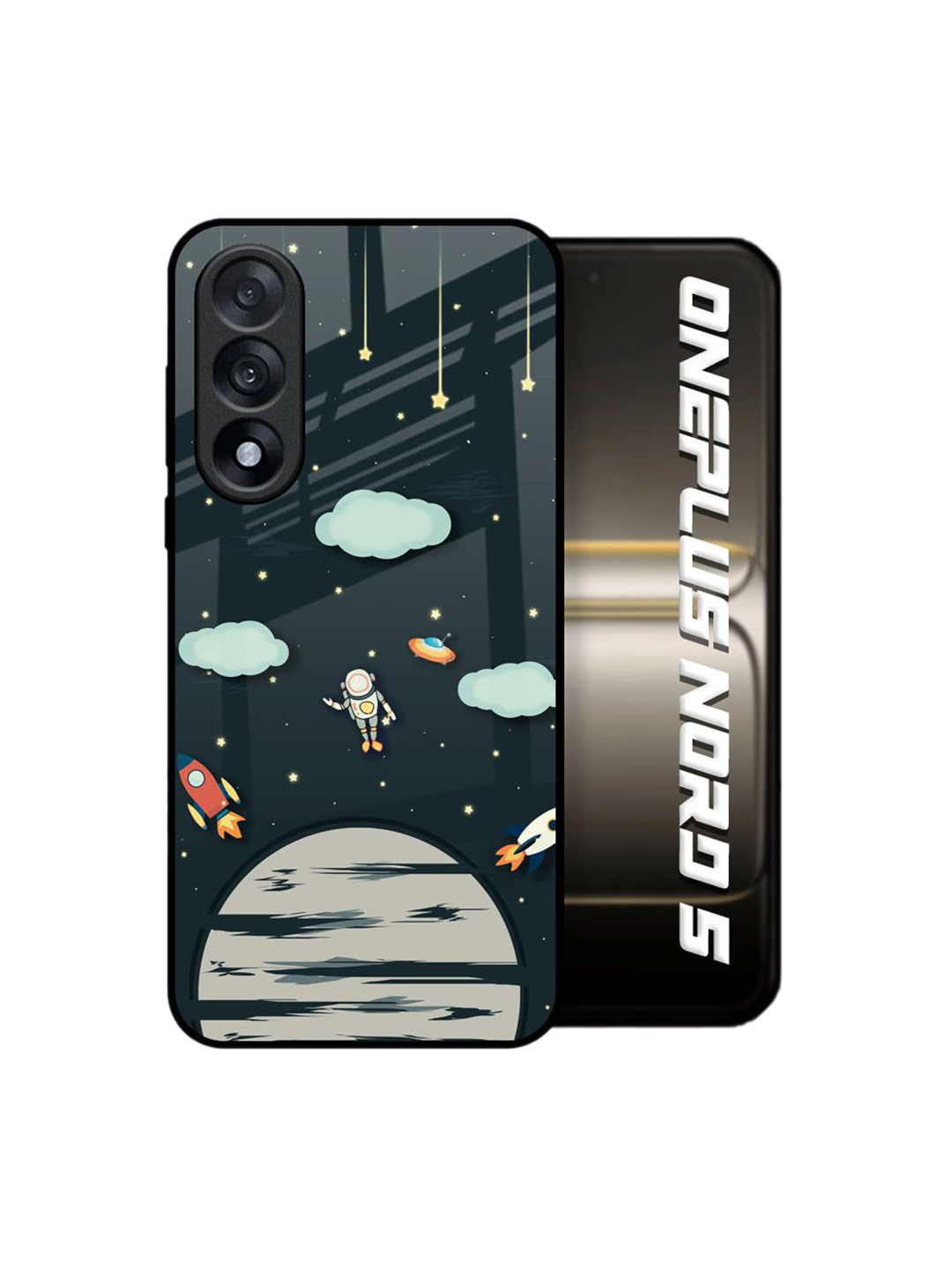 QRIOH Quirky Printed OnePlus Nord 5 5G SSilicone Back Case