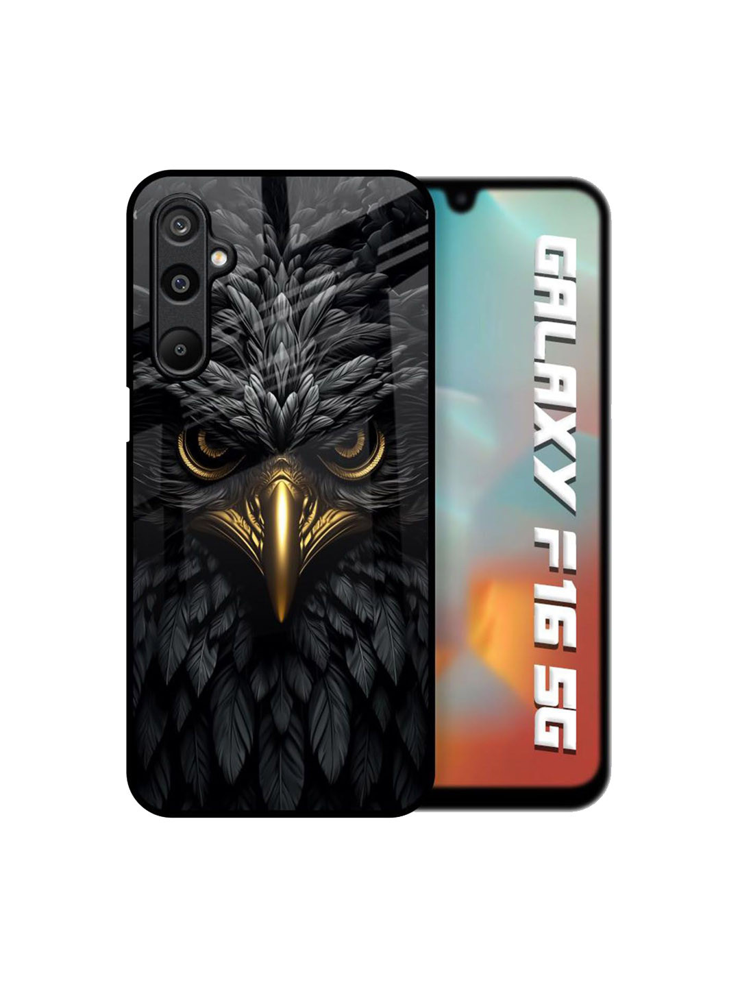 QRIOH Scary Eagle Eye Samsung Galaxy F16 5G Back Case Mobile Accessories