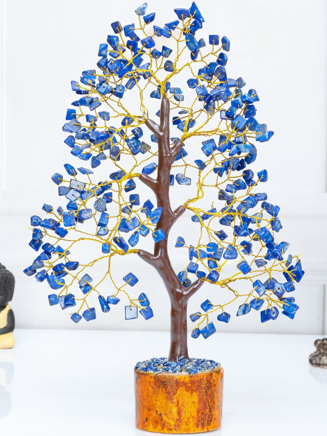 HINDCRAFT Blue Lapis Lazuli Gemstone Tree For Home Decor & Gifting