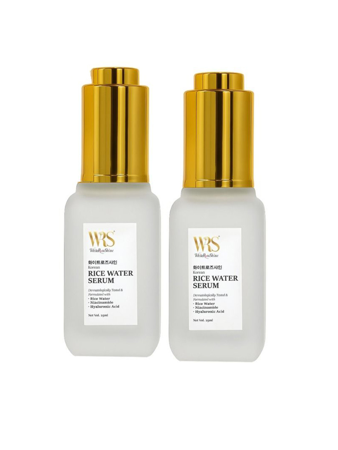 WHITEROSESHINE Set Of 2 Korean Rice Water Serum For Dull & Uneven Skin - 25ml Each